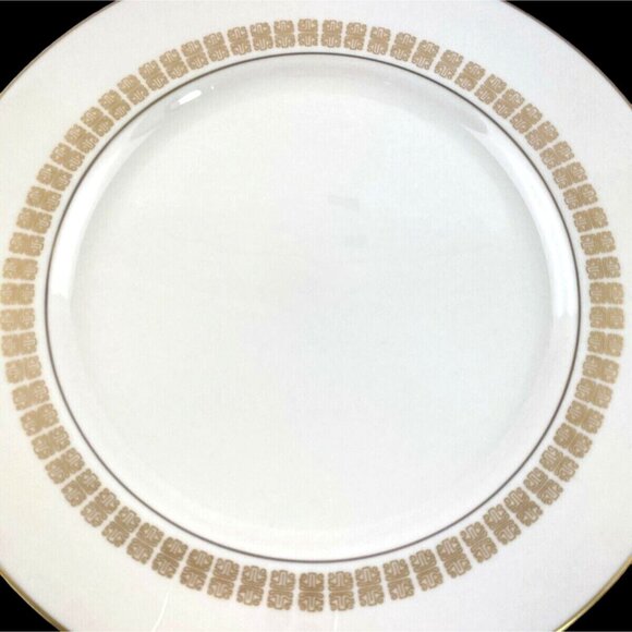 Gorham Gold Script 5A Fine China Replacement Dinner Plate 10 3/4"  USA - Picture 3 of 6